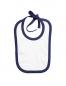 Baby Bib with Contrast Ties