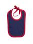 Baby Bib with Contrast Ties