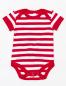 Baby Striped Short Sleeve Bodysuit