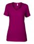 Ladies Sheer V-Neck Tee