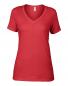 Ladies Sheer V-Neck Tee