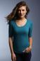 Women`s Tri-Blend Deep Scoop 3/4 Sleeve Tee