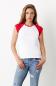 Cap Sleeve Contrast Raglan T-Shirt