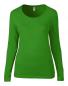 Ladies Sheer LS Scoop Tee