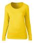 Ladies Sheer LS Scoop Tee
