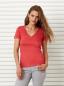 Women`s Triblend Deep V-Neck T-Shirt