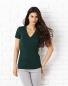 Women`s Triblend Deep V-Neck T-Shirt