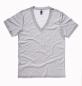 Unisex Jersey Deep V-Neck T-Shirt