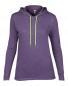 Women`s Fashion Basic LS Hooded Tee