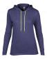 Women`s Fashion Basic LS Hooded Tee