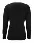 Ladies` V-Neck Knitted Pullover