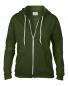 Ladies Fashion Full-Zip Hooded Sweat