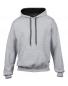 Heavy Contrast Hooded Sweat