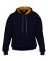 Heavy Contrast Hooded Sweat
