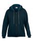 Ladies` Vintage Full Zip Hooded Sweat