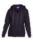 Ladies` Vintage Full Zip Hooded Sweat