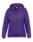 Ladies` Vintage Full Zip Hooded Sweat