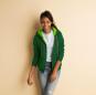 Ladies` Vintage Full Zip Hooded Sweat