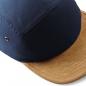 Suede Peak 5 Panel Cap