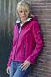 Ladies Hooded Fashion Softshell Jacket