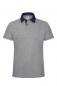 Denim Collar Piqué Polo