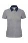 Ladies` Denim Collar Piqué Polo