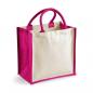 Printers` Midi Jute Bag