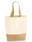 Jute Base Canvas Shopper