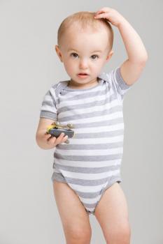 Artikelbild Baby Striped Short Sleeve Bodysuit