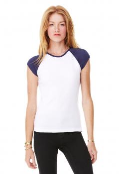 Artikelbild Cap Sleeve Contrast Raglan T-Shirt