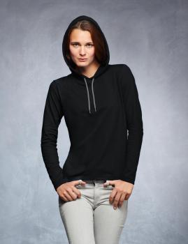 Artikelbild Women`s Fashion Basic LS Hooded Tee