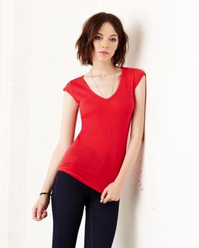 Artikelbild Sheer Mini Rib V-Neck Shirt