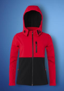 Artikelbild Ladies Hooded Contrast Shoftshell