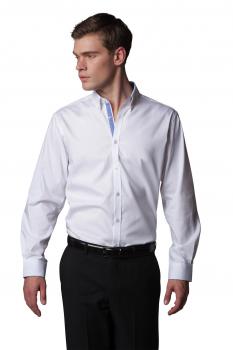 Artikelbild Contrast Premium Oxford Button Down Shirt LS