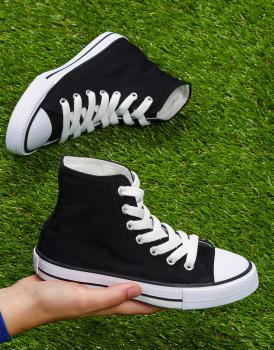 Produktbild High Top Printable Canvas Shoe/Junior