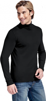 Promodoro Herren Turtleneck-T LS